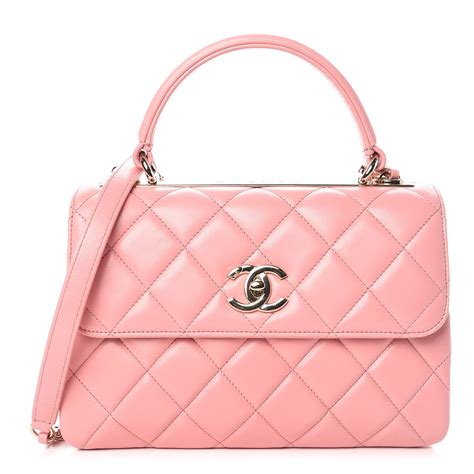 pearl pink quilted chanel handbags|chanel pink ref bag.